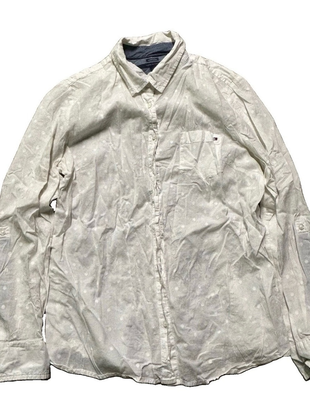 Women’s Tommy Hilfiger White Button Up Shirt Size Large